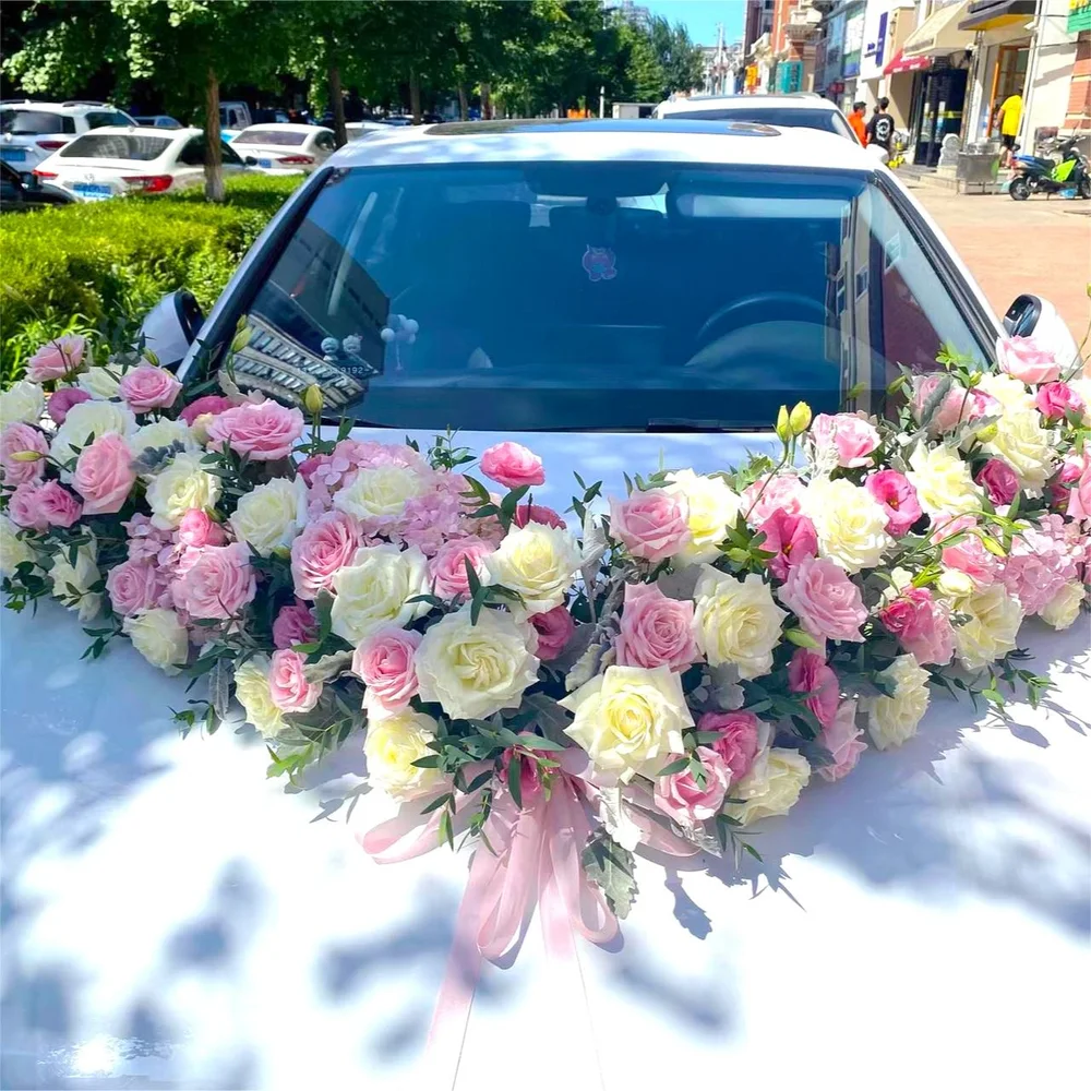 千里共婵娟·粉玫瑰头车