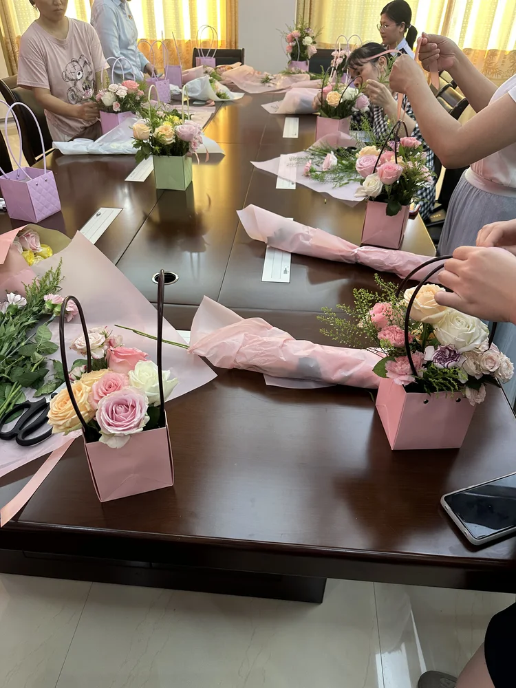 花艺沙龙授课现场